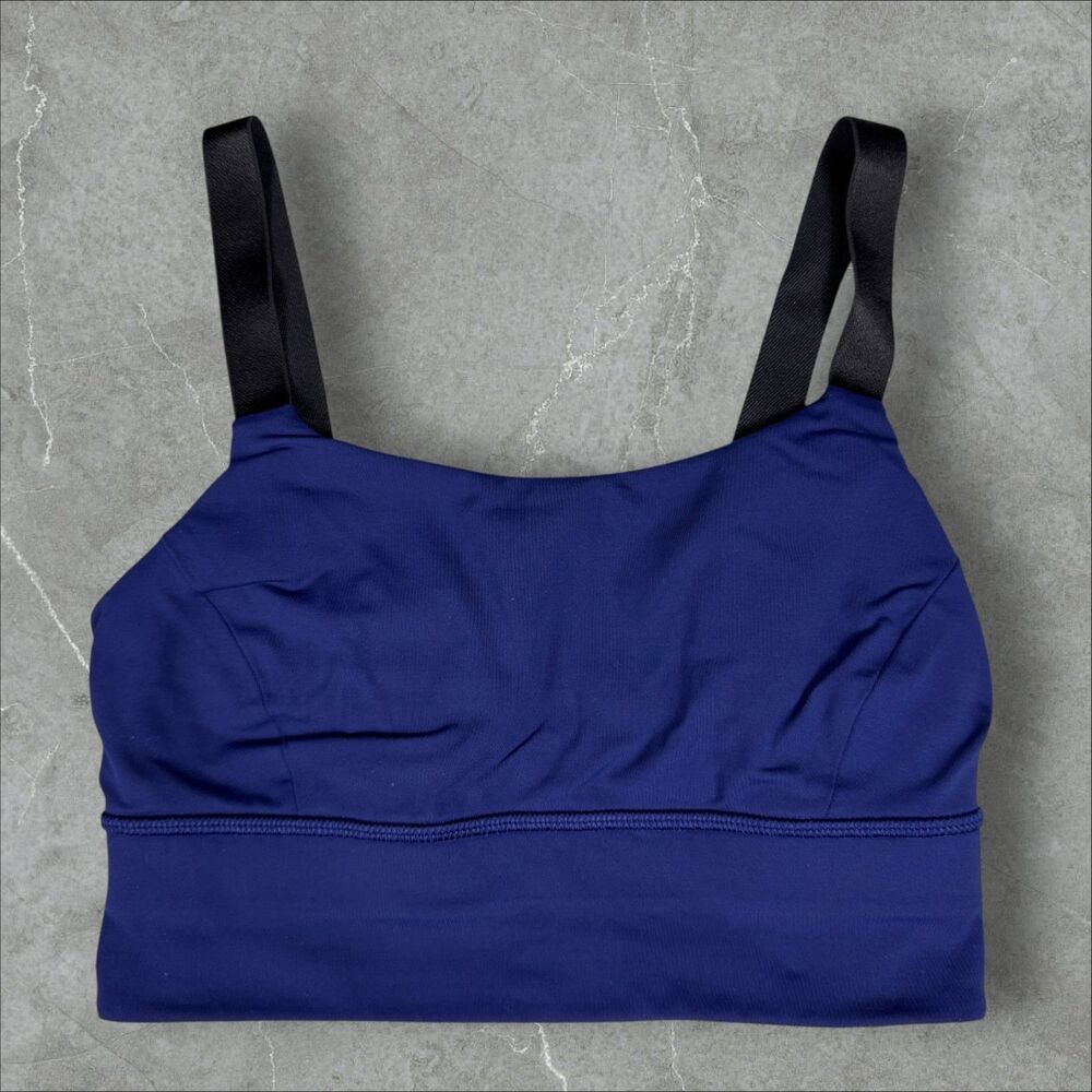 Women's Lululemon Both Ways Adjustable Hero Blue Sports Bra - Size 4